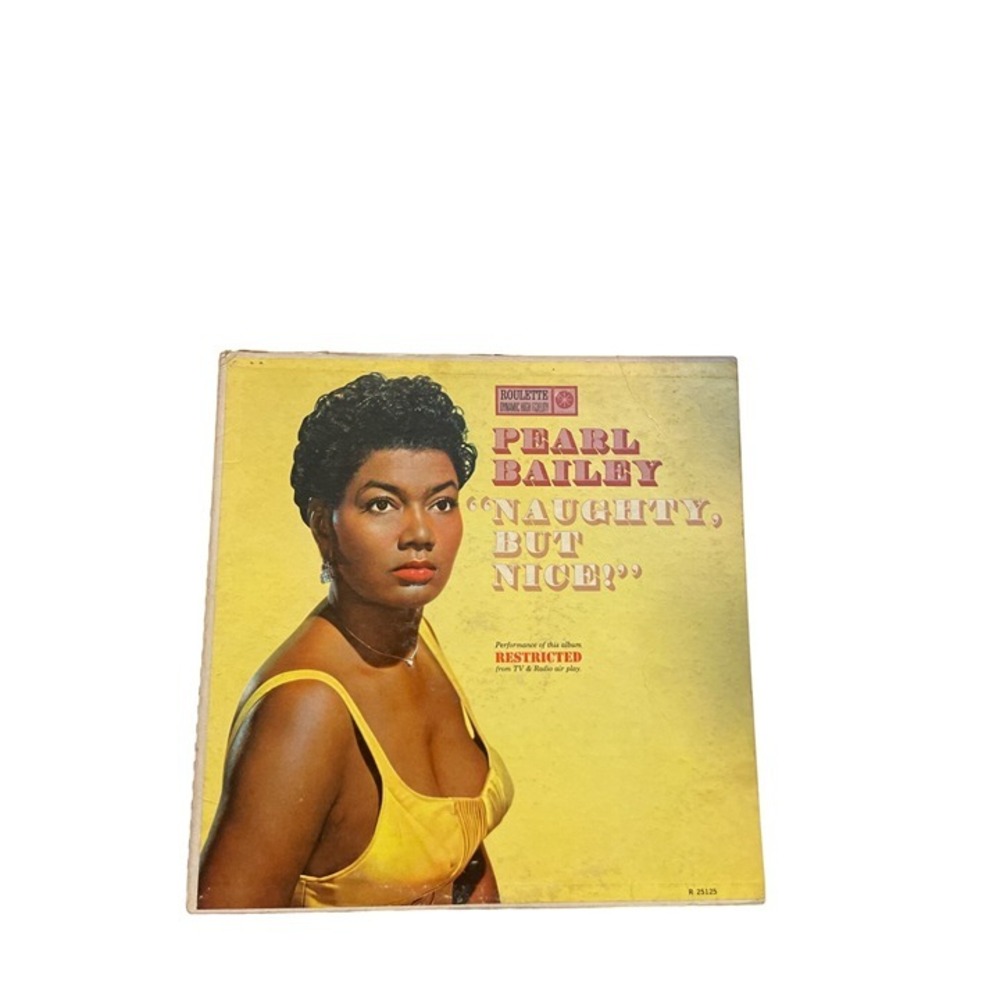 Pearl Bailey Naughty But Nice Vinyl Record LP R-25125 Roulette Jazz Vocals Good‎